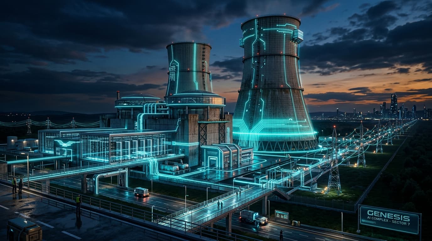 Centre de données IA nucléaire de 100 Mds$ : Brookfield et NextEra construisent un complexe énergétique massif